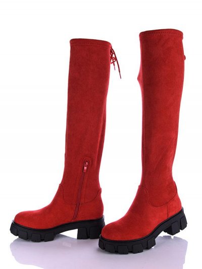 Сапоги женские Gollmony (36-41) 2098-1 red (деми)