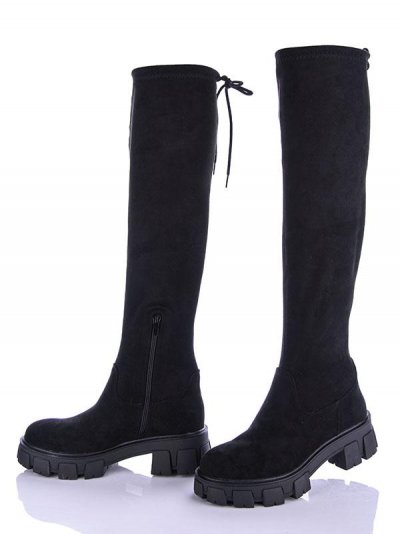 Сапоги женские Gollmony (36-41) 2098-1 black (деми)