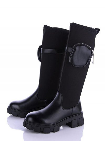 Ботинки женские Gollmony (36-41) 2101 black (деми)