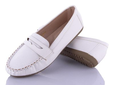Мокасины женские Meideli (36-41) A148 white (деми)