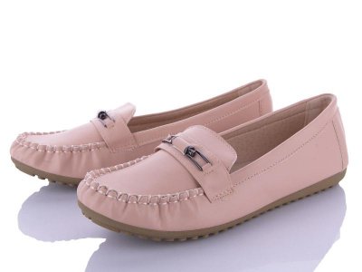 Мокасины женские Meideli (36-41) A146 nude (деми)