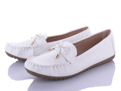 Мокасины женские Meideli (36-41) A161 white (деми)