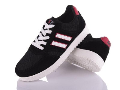 Кроссовки мужские OkShoes (41-44) K05 black (деми)