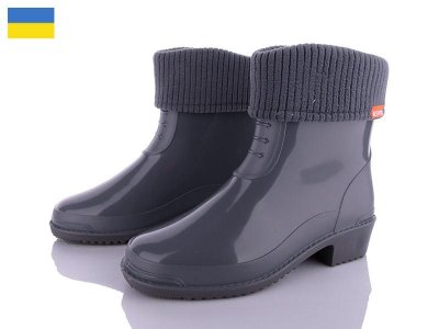 Сапоги женские Lenase (37-40) A203 grey (деми)