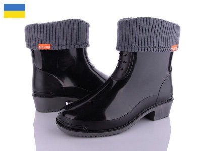 Сапоги женские Lenase (37-40) A203 black (деми)