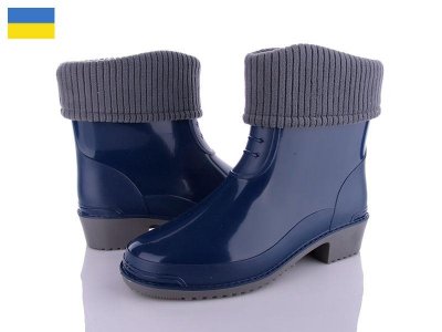 Сапоги женские Lenase (37-40) A203 blue (деми)