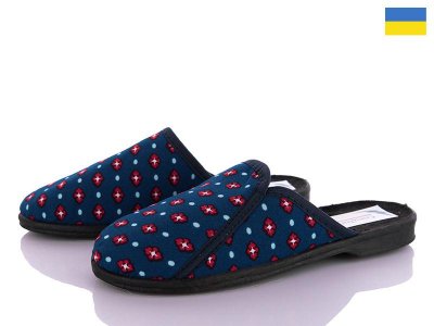 Тапочки женские Олимп (36-41) AT32 blue (лето)