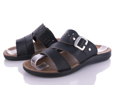 Шлепки подростковые DeMur (36-40) Goldstar pr black (лето)