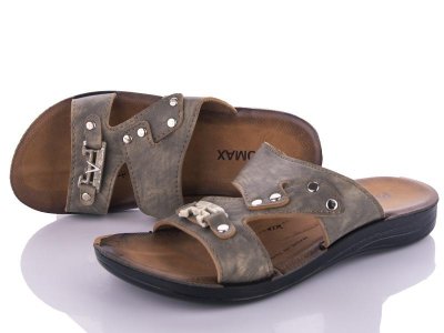 Шлепки подростковые DeMur (36-40) Polomax A green (лето)