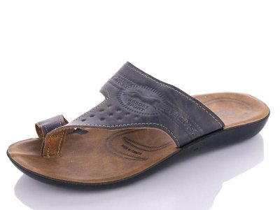 Шлепки подростковые DeMur (36-40) Ksoft p grey (лето)