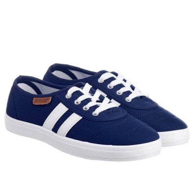 Кеды подростковые DeMur (36-40) 27 blue (лето)