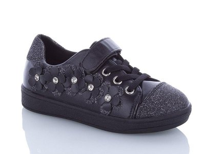 Кеды детские Yalike (27-32) 307-10 black (деми)