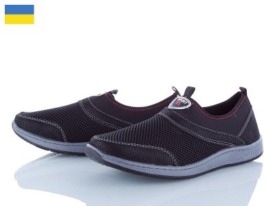 Кроссовки мужские Львов База (40-45) RC 08 сетка-черный-серый (лето)