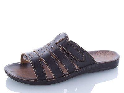Шлепанцы мужские Oskar (41-45) 10307 black (лето)
