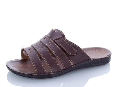 Шлепанцы мужские Oskar (41-45) 10307 brown (лето)