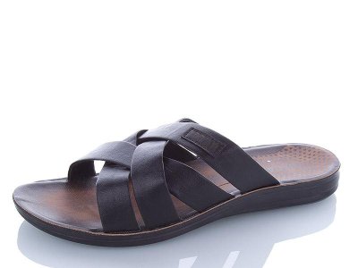 Шлепанцы мужские Oskar (41-45) 3522 black (лето)