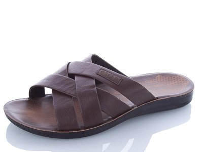 Шлепанцы мужские Oskar (41-45) 10310 brown (лето)