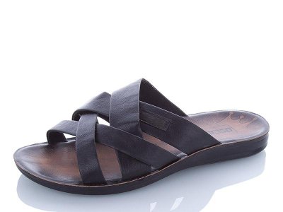 Шлепанцы мужские Oskar (41-45) 10310 black (лето)