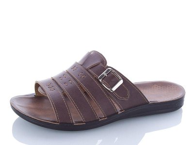 Шлепанцы мужские Oskar (41-45) 10307 brown pr (лето)