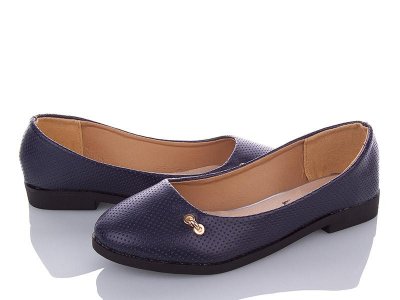 Балетки женские AiMeiDui (36-41) AD5 navy (деми)