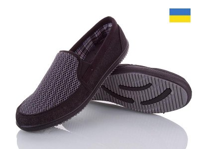 Слипоны мужские Львов База (40-45) Verta Т9 серый (лето)