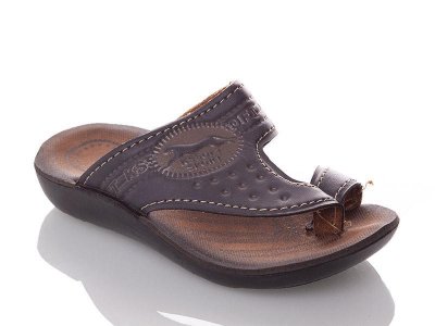 Шлепанцы детские DeMur (30-35) BKsoft-AP-black (лето)