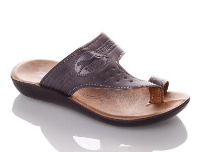 Шлепанцы детские DeMur (30-35) BKsoft-AP-grey (лето)