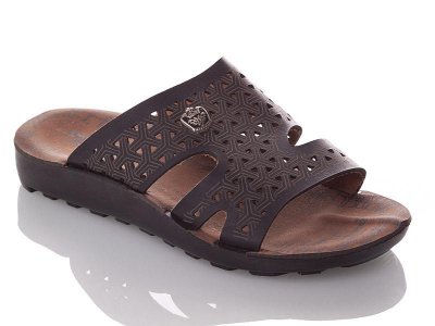 Шлепанцы детские DeMur (26-30) BKsoft-BA-black (лето)