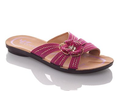 Шлепанцы детские DeMur (30-35) GElena-N1A-fuchsia (лето)