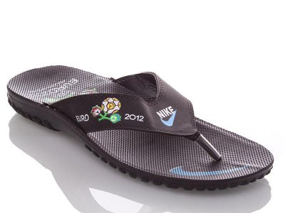 Шлепанцы мужские DeMur (40-45) MN black-blue V (лето)