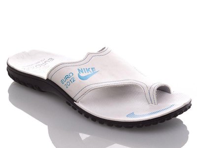 Шлепанцы мужские DeMur (40-45) MN white-blue P (лето)