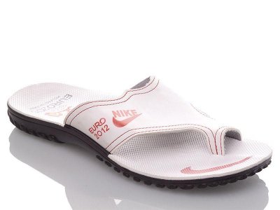 Шлепанцы мужские DeMur (40-45) MN white-bordo P (лето)