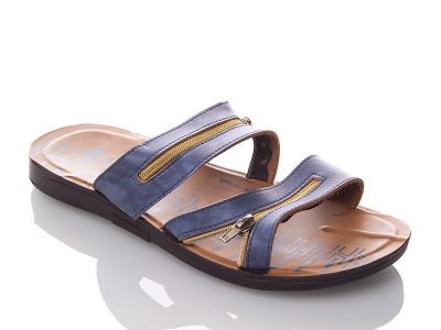 Шлепанцы мужские DeMur (40-44) MN16 blue (лето)