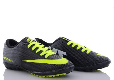 Бутсы мужские VS (40-44) Nike Mercurial(40-44) black-yellow (деми)