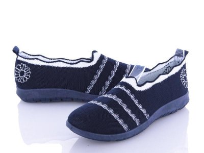 Слипоны женские Gedanni (36-41) H6 navy (деми)