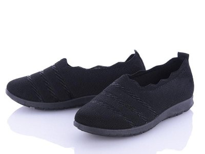 Слипоны женские Gedanni (36-41) H6 black (деми)