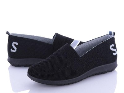 Слипоны женские Gedanni (36-41) H2 black (деми)