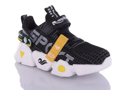 Кроссовки для мальчиков Clibee-Apawwa (32-37) 9098-4 black (деми)