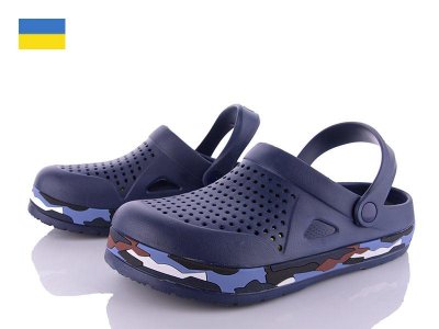 Кроксы мужские Roks (41-45) Dago 521 синий (лето)