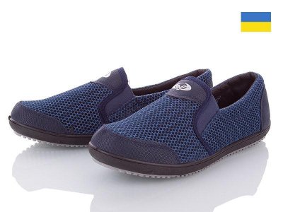 Слипоны мужские Львов База (40-45) Verta T6 синий (лето)