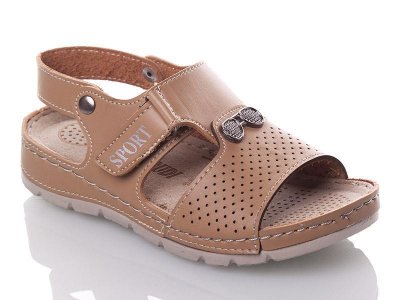 Босоножки детские для мальчиков Sali (25-30) 293D beige (лето)