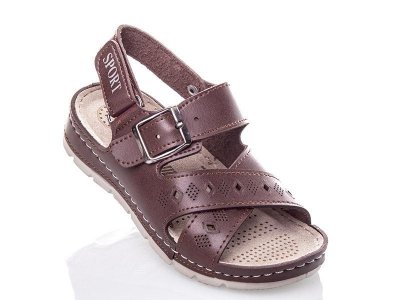 Босоножки детские для мальчиков Sali (25-30) 311Д brown (лето)