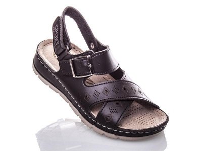 Босоножки детские для мальчиков Sali (31-36) 311П black (лето)