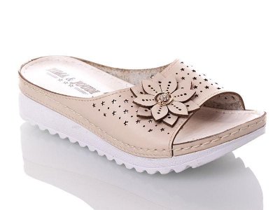 Шлепанцы детские Sali (31-36) 67П beige (лето)