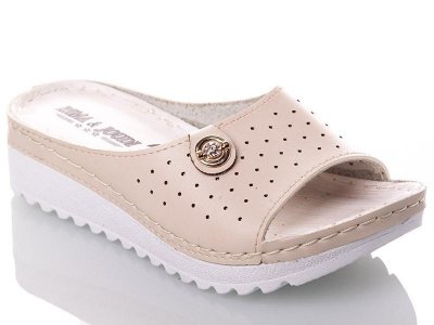 Шлепанцы детские Sali (25-30) 68D beige (лето)