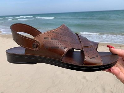 Босоножки мужские DeMur (40-44) M5880 camel уценка (лето)
