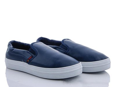 Слипоны женские Xifa (36-41) 2848 blue (деми)