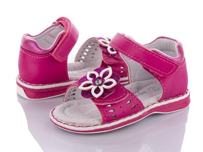 Босоножки детские для девочек Clibee (18-23) HX138-1 fuchsia (лето)