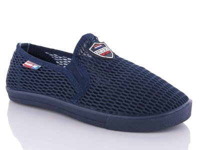 Слипоны мужские Jumay (40-45) MM38 муж сетка синий (лето)