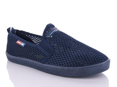 Слипоны мужские Jumay (40-45) MM35 муж сетка сапфир (лето)